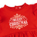 Боді-сукня для дівчинки довгий рукав футер Merry Christmas
