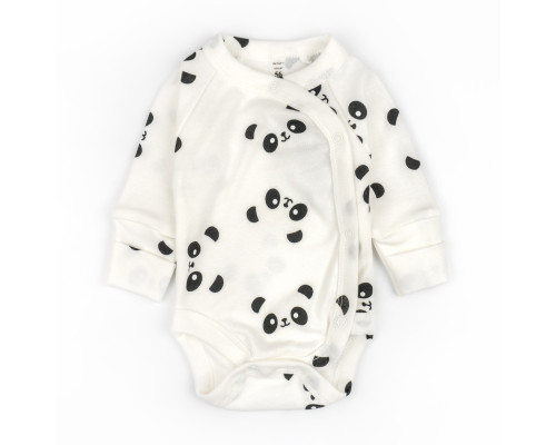 Боди для младенцев с длинным рукавом Panda интерлок