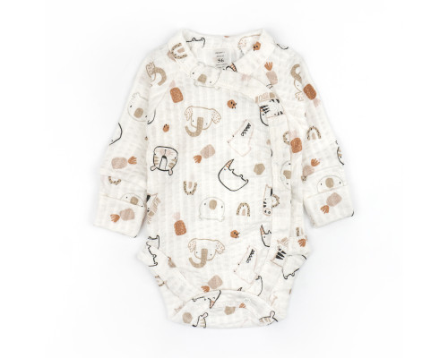 Боди для новорожденных на кнопках Rhino интерлок