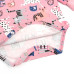 Розовый боди теплый 12-24мес Kittens
