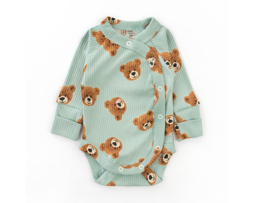 Боді для немовлят з довгим рукавом із ведмедиками Cute bear