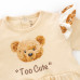 Боді-сукня для дівчинки з крильцями та пов'язкою з ведмедиком Girl Bears