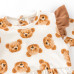 Боди-платье для девочки с крылышками и повязкой с мишками Girl Bears