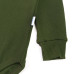 Боди с длинным рукавом и высокой горловиной Khaki