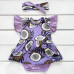 Боди платье с повязкой для новорожденных VioletNut