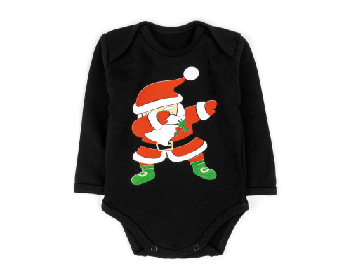 Боди для новорожденных с новогодним принтом Santa Claus