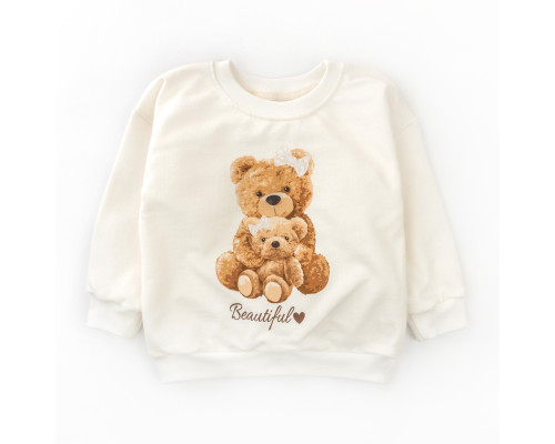 Свитшот для девочки с принтом мишек Girl Bears