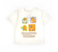 Футболка детская из кулира Capybara Hobbies