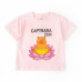 Футболка для девочки кулир Capybara zen