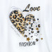 Футболка из кулира с принтом Leo Love Fashion
