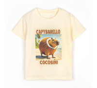 Футболка для дітей з принтом Capybarello Cocosini
