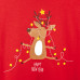 Футболка женская новогодняя с принтом оленя Deer