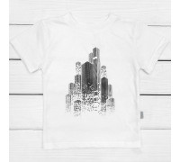 Дитяча футболка City білого кольору