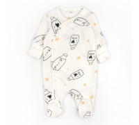 Человечек на кнопках Milk футер