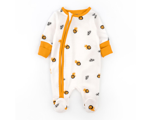 Человечек на молнии футер с начесом Lion