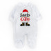 Комбинезон для младенцев на кнопках Santa baby двунитка с начесом