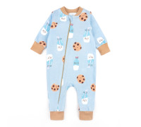 Комбинезон для младенцев на молнии Cookies футер