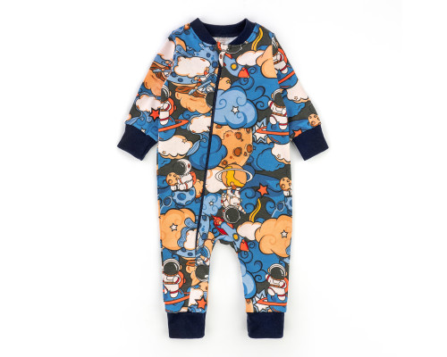 Комбинезон для новорожденных с начесом на молнии Astronaut