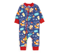 Комбінезон на блискавці для новонароджених Christmas toys футер