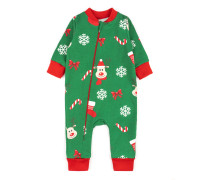 Комбінезон для немовлят на блискавці футер Christmas Rudolph