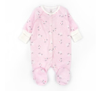 Человечек для новорожденных на кнопках футер Curly Cute