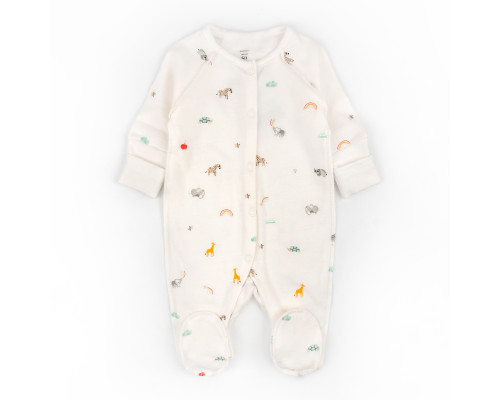 Человечек для новорожденных на кнопках Giraffe