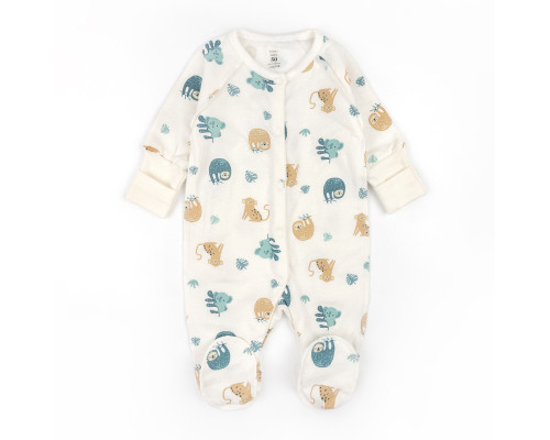 Комбинезон для новорожденных на кнопках Lemurs