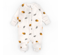 Комбинезон на кнопках для новорожденных Lion футер