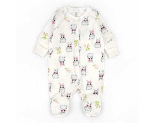 Комбинезон для новорожденных на кнопках Cute Bunny