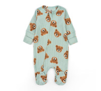 Человечек на молнии Cute bear интерлок