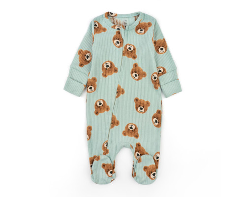 Человечек на молнии Cute bear интерлок