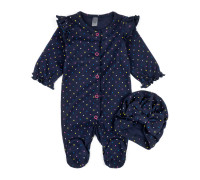 Комбинезон с шапочкой для девочки Colored peas