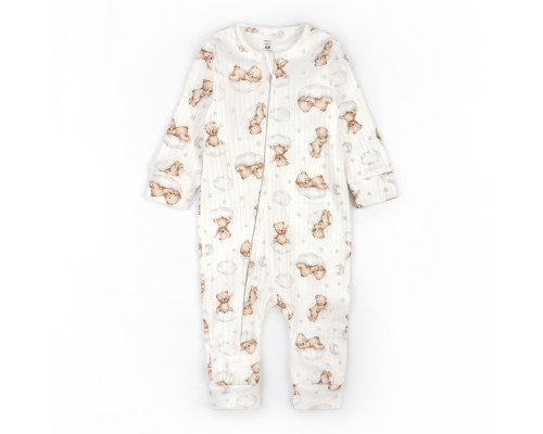 Комбинезон для новорожденных молния Bear on a cloud