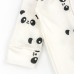 Комбинезон для новорожденных на молнии Panda интерлок