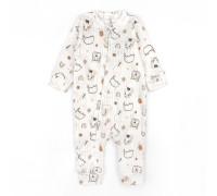 Комбинезон для младенцев на молнии Rhino интерлок