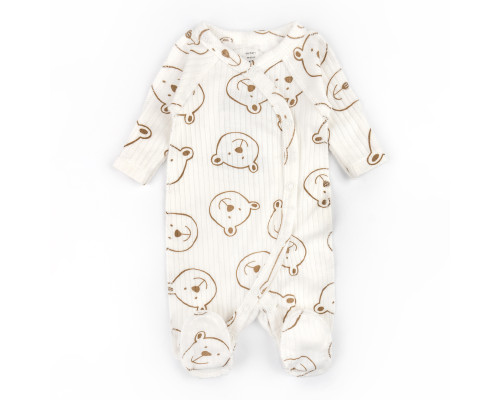 Человечек на кнопках Bear on milk интерлок