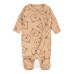 Комбинезон для новорожденных на кнопках интерлок Bear on coffee