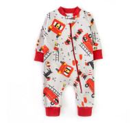 Человечек на молнии с начесом Firetruck