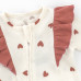 Человечек для девочки на молнии с поаязкой Burgundy hearts