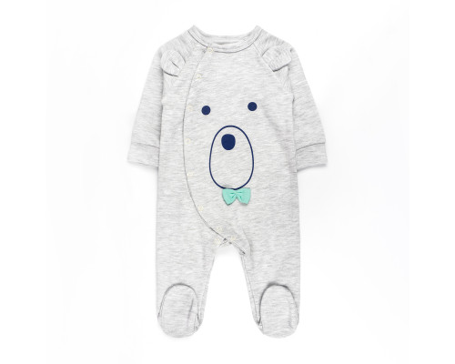 Человечек с начесом для малышей с аппликацией Gentleman Bear