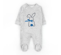 Человечек для младенцев с начосом и вышивкой Bunny