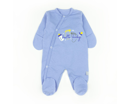 Голубой слип для новорожденного Hello Baby