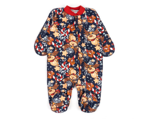 Новогодний человечек с оленями футер Deer