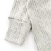 Человечек для младенцев на кнопках Light Gray