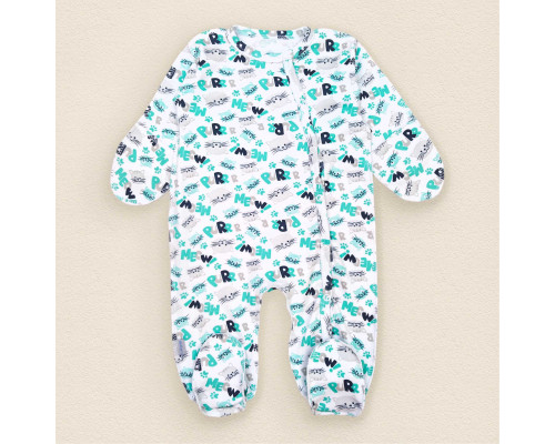 Чоловічок для новонароджених інтерлок на кнопках MEOW