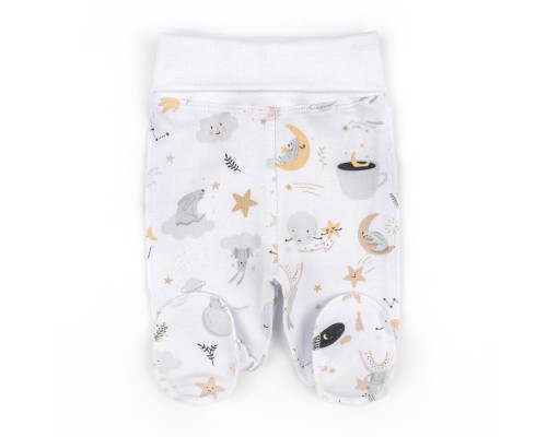 Ползуны для младенцев из футера Оn the moon наружные швы