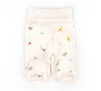 Ползуны для младенцев из футера Giraffe