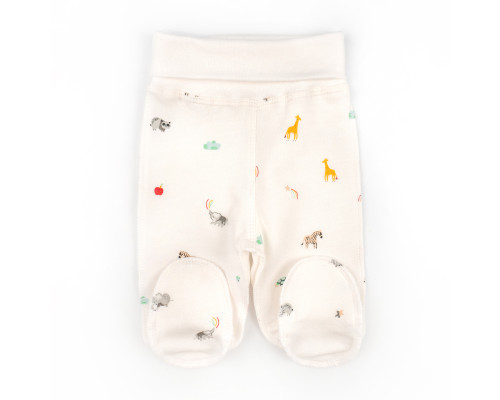 Ползуны для младенцев из футера Giraffe