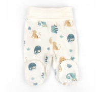 Ползуны для младенцев Lemurs футер