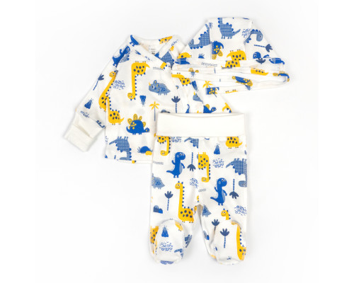 Комплект для малюків льоля повзуни чепчик Dino